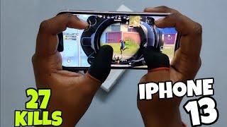 iPhone 13 BGMI Game Test 2022 | 4 Finger Full Gyro Handcam | Best Gaming iPhone in 2022