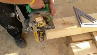 Cutting a Big Timber with a Prazi Beam Saw