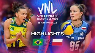  BRA vs.  POL - Bronze Match | Highlights | Women's VNL 2024