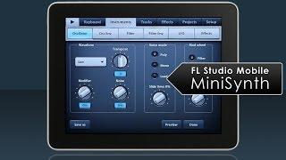 FL Studio Mobile | MiniSynth Getting Started