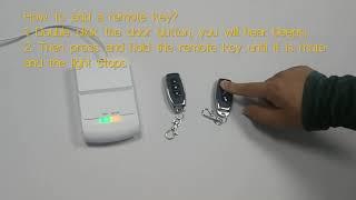 how to add the remote key to witgarage