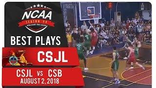 NCAA 94 MB: Bong Quinto dazes defender with spin move and hook!| CSJL | Best Plays