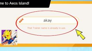 Fix Pokemon Unite | That Trainer name is already in use Problem Solved