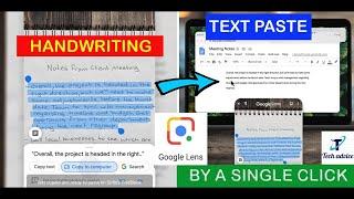 How to convert handwriting to text | Google Lens