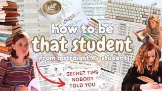 Become a top 1% student  study tips, organization hacks, and motivation to always get straight A's