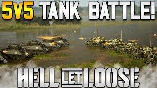 Epic 5v5 Tank Event Battle in Hell Let Loose