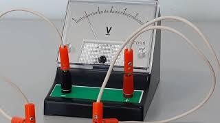 Измерение напряжения на различных участках электрической цепи