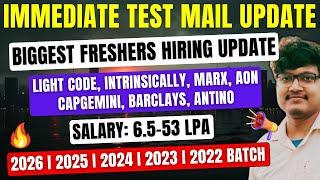 Direct Test Hiring | Immediate Test Link | New OFF Campus Hiring | 2026-2022 Batch | Freshers IT Job