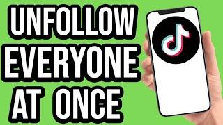 In 1 click Unfollow everyone on TikTok at once | TikTok remove following | TikTok Unfollower