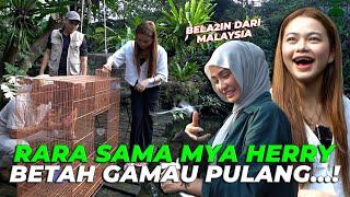 MYA HERRY BELA2IN DARI MALAYSIA MAU HEALING KE AVIARY..!! RARA BETAH GAMAU PULANG..!