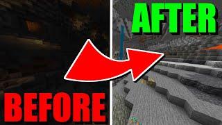 How To See In The Dark WITHOUT Nightvision MCPE! (1.17+) - Minecraft Bedrock Edition! (Full Bright)