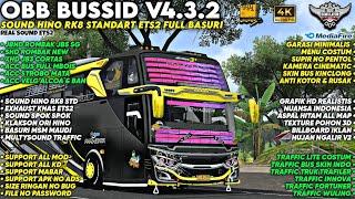 UPDATE‼️OBB BUSSID V4.3.2 SOUND HINO RK8 STANDART ETS2 FULL BASURI | Grafik New Hd Real | Bussid