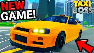 Building The ULTIMATE TAXI in NEW DRIVING GAME on ROBLOX! (Taxi Boss)