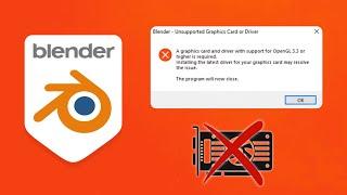 How to Install Blender | Without Graphics Card | No Graphics Needed? | Blender