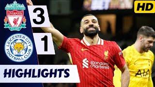 Liverpool vs Leicester 3-1 All Goals & Extended Highlights | Premier League 2024/25