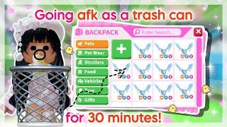 ˖° Going AFK as a trash can for 30 minutes to see if I get rich 🫶| ItsSahara ˖°