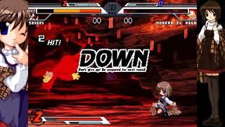 NICK54222 MUGEN: Shiori Misaka (me) VS Evil Homer