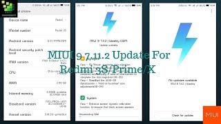MIUI 9 7.11.2 Update For Redmi 3S/Prime/X With Mi Assistant