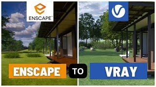Using VRAY WITH ENSCAPE! How it works with Vray 6!
