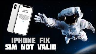 iPhone Sim Not Supported Solution - 2 Minute Easy Fix in 2023 for FREE!