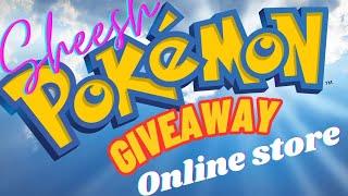 Giving Pokémon Cards Away for FREE! + Online shop