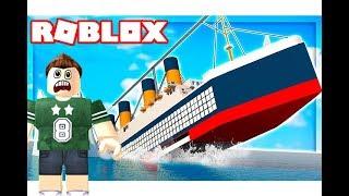 النجاة من سفينة تايتنك العملاقة فى لعبة roblox !!