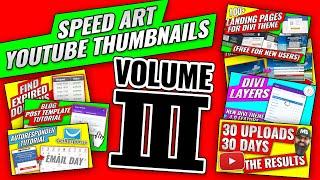 Youtube Speed Art Thumbnails Volume 3