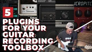 5 Guitar Plugins for Your Recording DAW Studio