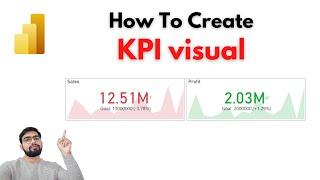 How To Create a KPI visual in Power BI
