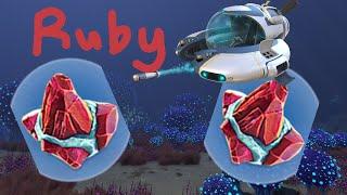 HOW TO FIND RUBIES IN SUBNAUTICA most efficient way (gel sack tutorial in desc)