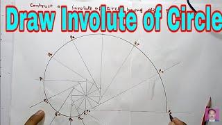 Involute of circle ( engineering drawing)