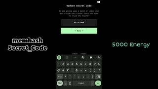 New MEMHASH redeem Secret Code | Time Limited  ⌚⌛