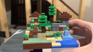 LEGO Minecraft MICRO-WORLD “The Taiga Village” MOC Review! (Micro World Update #10)