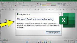 Microsoft excel has stopped working in Windows 11 /10/8/7 | How To Fix Ms Excel Has Stopped Error 