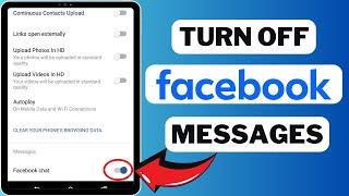 How to Turn Off Message Option on Facebook (Full Guide)