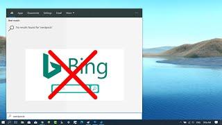 How to Disable Bing Search in Windows 10 Start Menu - 2020