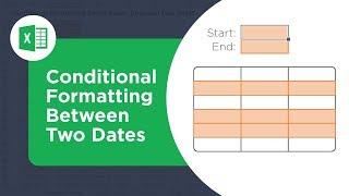 Highlight Rows Between Two Dates with Conditional Formatting in Excel