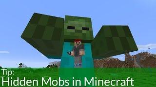 Hidden Mobs In Minecraft!!