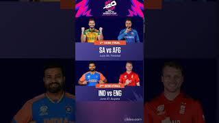 Semi finals Schedule ICC T20 2024 World Cub  #cricket #shortsvideo #ytshorts #