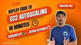 Deploy code to EC2 Autoscaling in minutes using CodeDeploy and Github Actions | AWS Tutorial | EC2