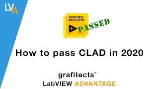 How to Pass CLAD in 2020 - LabVIEW