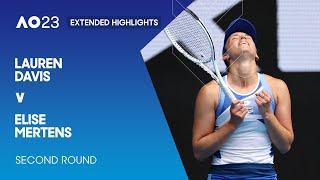 Lauren Davis v Elise Mertens Extended Highlights | Australian Open 2023 Second Round