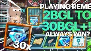 1BGL TO 30BGL TUM REME ADMINLERINI CLEARLADIK | Growtopia Casino