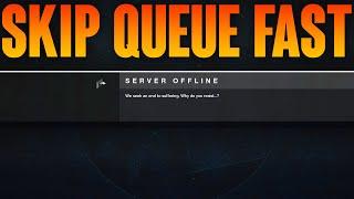 Destiny 2 How to Avoid Final Shape Queue (Load in immediately) Fast & Easy