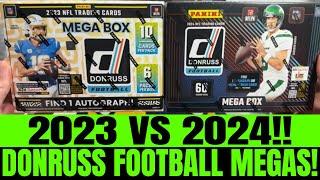 2023 VS 2024 Donruss Football Mega Box! Was The 2023 Box Worth The Wait? Which Year Has More Value??