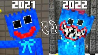 Evolution of Huggy Wuggy - Poppy Playtime Comparison | Minecraft PE Addon & Map