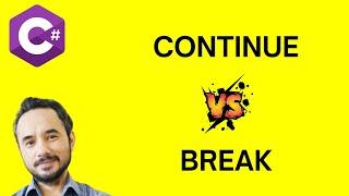 What is the difference between “continue” and “break” statement?