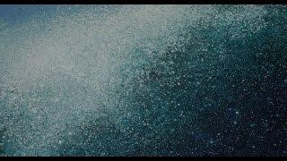 How To Paint a Wave | Splattering With Acrylics