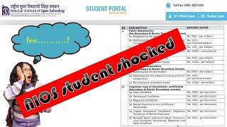 NIOS Board increase Exam, on-demand fee, duplicate certificate fee, Rechecking & re-valuation fee