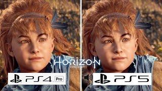 Horizon Zero Dawn PS4 Pro VS PS5 Graphics Comparison Gameplay /PlayStation 4 Pro VS PlayStation 5 HD